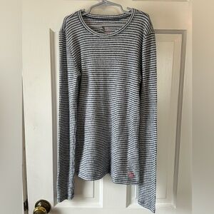 Abercrombie kids Striped Long Sleeve thermal Top